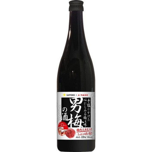 【送料無料】【ケース販売】サッポロ 男梅の酒 720ml×12本