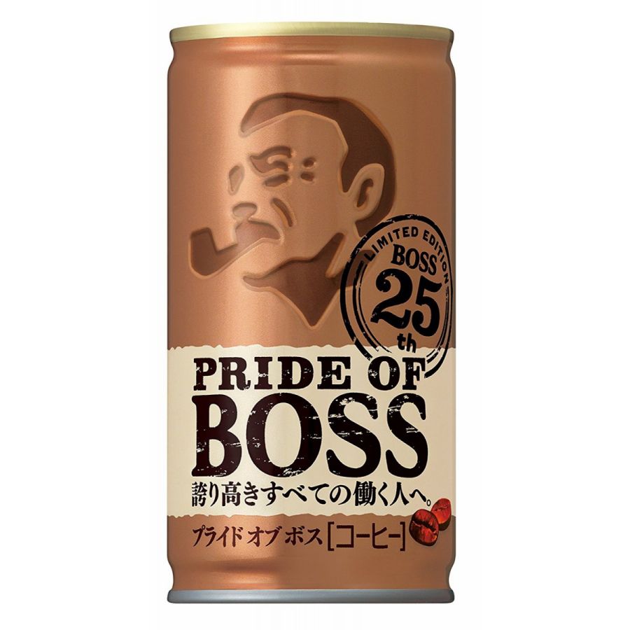 サントリー BOSS プライド オブ ボス 185ml×30本【ご注文は3ケースまで同梱可能です】
