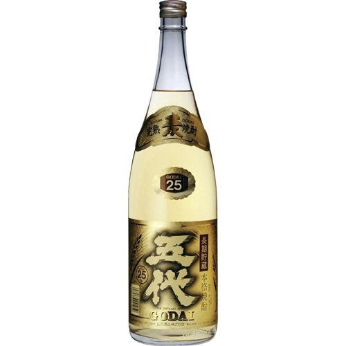 【送料無料】山元酒造 五代 長期貯蔵 麦 25度 1.8L×6本/1ケース【北海道・沖縄県・東北・四国・九州地方は必ず送料が掛かります】