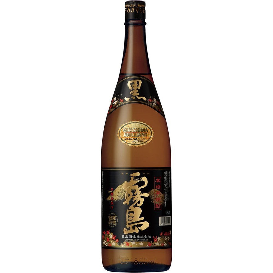 霧島酒造 黒霧島 芋焼酎 25度 1800ml 1.8L 1本【ご注文は1ケース(6本)まで同梱可能】