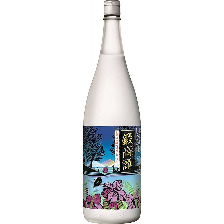 【訳あり】【ラベル汚損】合同酒精 しそ焼酎 鍛高譚 20度 1800ml 1.8L 1本【ご注文は6本まで同梱可能】