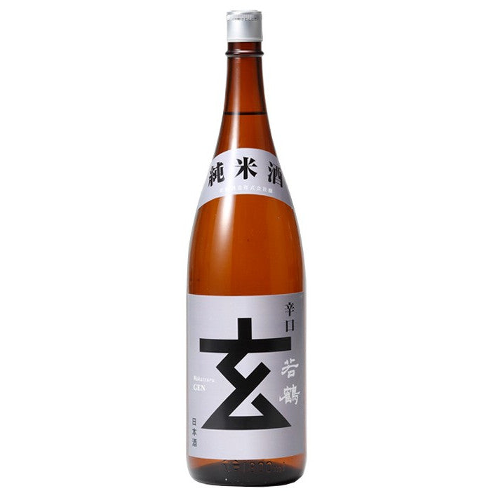 【富山の地酒】若鶴 辛口玄 プラチナラベル 1.8L 1本【ご注文は1ケース（6本）まで同梱可能です】