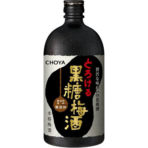 【送料無料】 チョーヤ とろける黒糖梅酒 720ml 1本×6本【北海道・沖縄県・東北・四国・九州地方は必ず送料が掛かります】