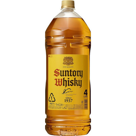 【送料無料】【ケース販売】【月間超特売】サントリーウイスキー 角瓶 4000ml 4L×4本【北海道・沖縄県・東北・四国・九州地方は必ず送料がかかります】
