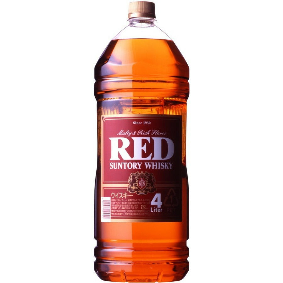 【送料無料】サントリー ウイスキー レッド 4000ml(4L) 4本