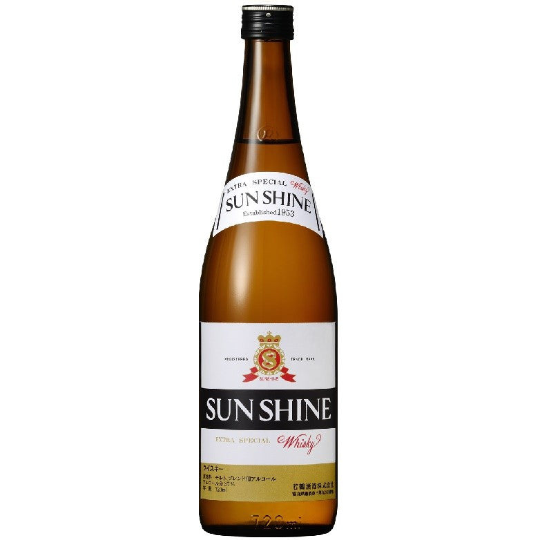 富山県 若鶴酒造 三郎丸蒸留所【送料無料】サンシャイン・ウイスキー 37度 720ml×12本【北海道・東北・四国・九州・沖縄県は必ず送料がかかります】