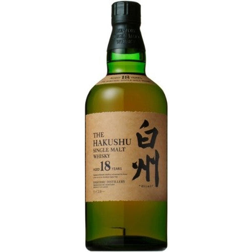 サントリーシングルモルトウイスキー 白州18年 700ml 1本【ご注文は1ケース（12本）まで同梱可能です】