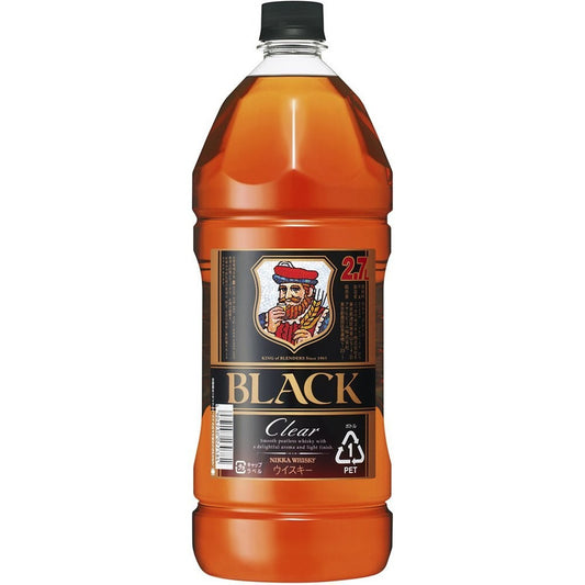 アサヒ ブラックニッカ クリア  2700ml（2.7L）ペット 1本【ご注文は1ケース（6本）まで同梱可能です】