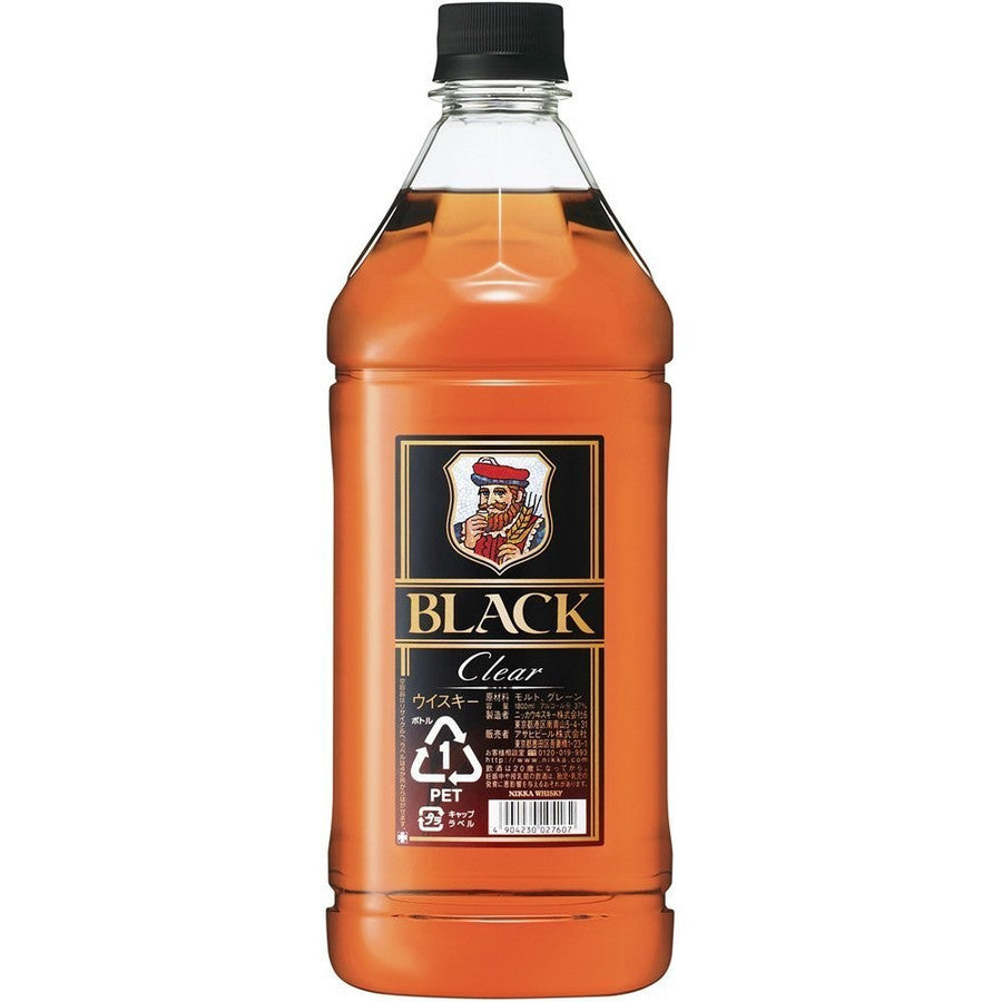 【送料無料】【２ケースセット】ニッカ ブラックニッカ クリア 1800ml×12本 PET