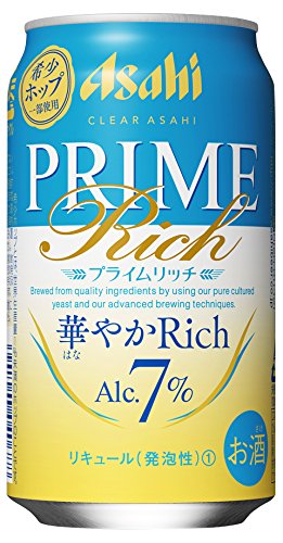 アサヒ クリアアサヒ プライムリッチ−華やかリッチ−  350ml×24本(1ケース)【ご注文は2ケースまで1個口配送可能です】