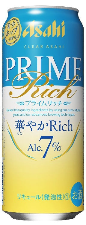 アサヒ クリアアサヒ プライムリッチ−華やかリッチ−  500ml×24本(1ケース)【ご注文は2ケースまで1個口配送可能です】
