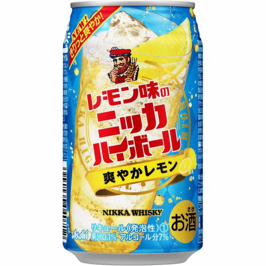 アサヒ レモン味のニッカハイボール 爽やかレモン 350ml×24本【ご注文は2ケースまで１個口配送可能です】