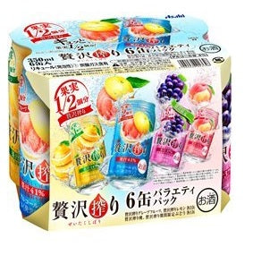 アサヒ 贅沢搾りバラエティパック 6缶×4パック(1ケース) 【ご注文は2ケースまで1個口配送可能です】