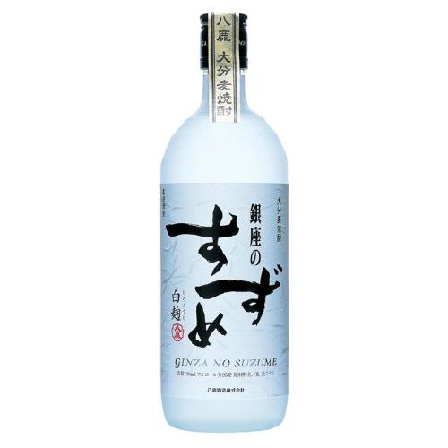 八鹿酒造 銀座のすずめ 白麹 麦 25度 720ml 1本【ご注文は1ケース(12本)まで同梱可能です】