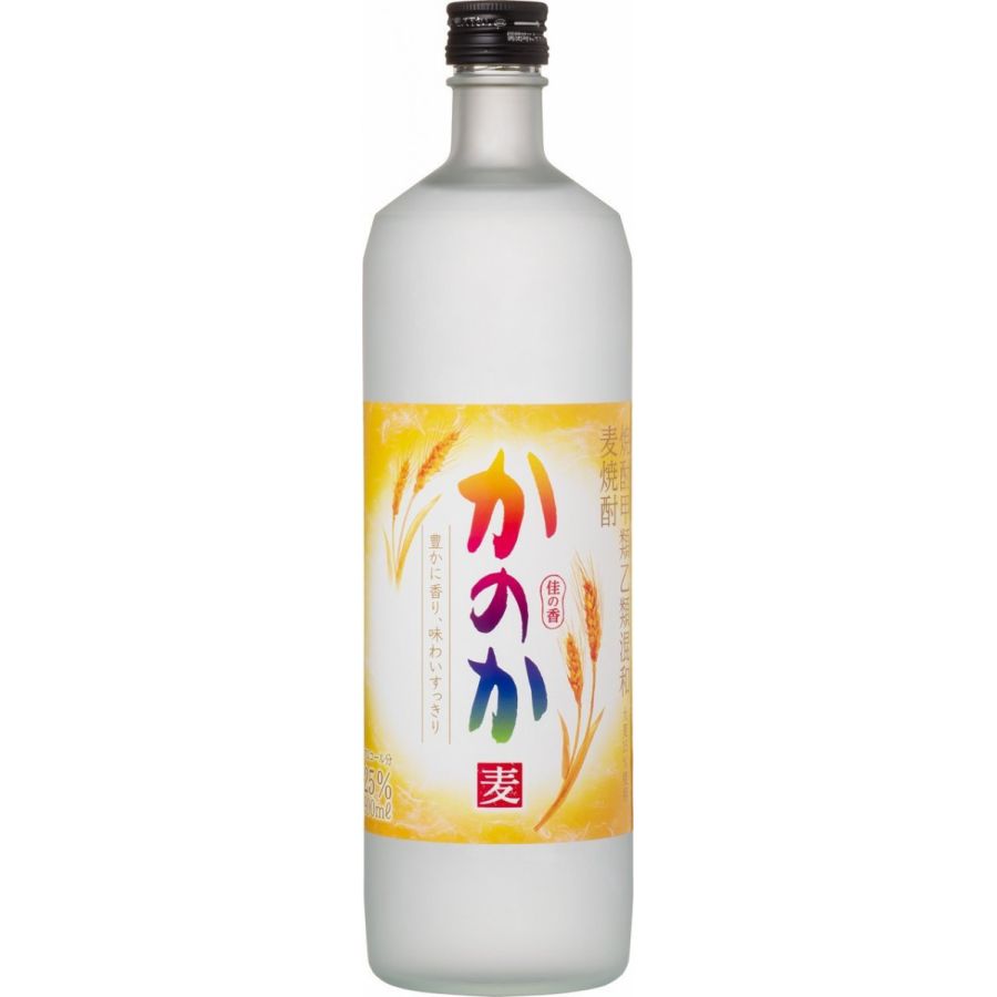 アサヒ 甲乙混和 麦焼酎 かのか 麦 900ml 1本【ご注文は1ケース（12本）まで1個口配送可能】