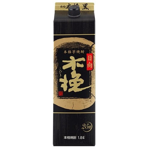 雲海酒造 芋焼酎 日向木挽 黒麹 25度 パック 1800ml 1.8L 1本【ご注文は2ケース（12本）まで同梱可能】