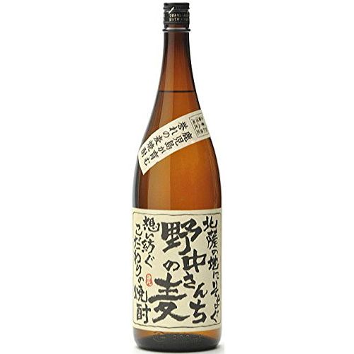 【送料無料】田苑酒造 野中さんちの麦 25度 麦 1.8L×6本(1ケース)