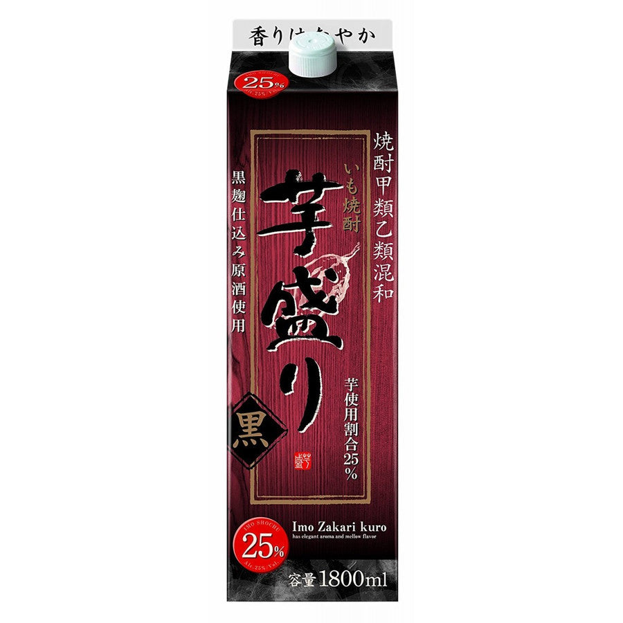 合同酒精 芋盛り 黒麹 25度 1800ml 1.8L 1本【ご注文は2ケース（12本）まで1個口配送可能】