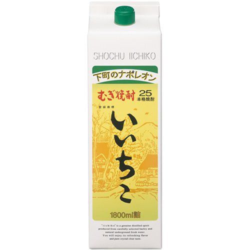 【送料無料】三和酒類 麦焼酎 いいちこ 25度 パック  1800ml 1.8L×6本/1ケース【北海道・沖縄県・東北・四国・九州地方は必ず送料が掛かります】