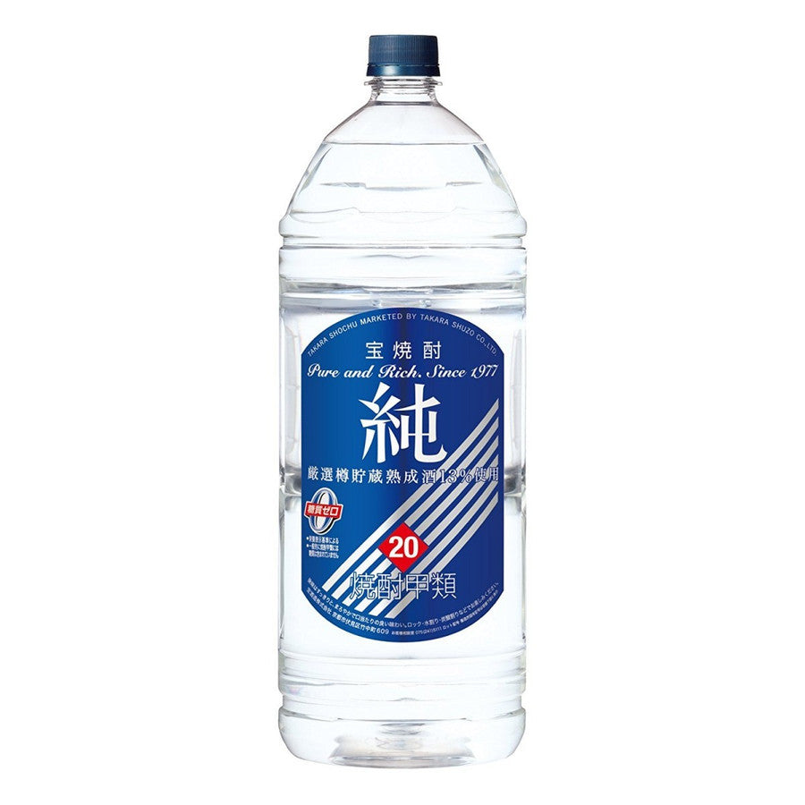 宝酒造 タカラ 純 20度 ペット 4000ml 4L 1本【ご注文は1ケース（4本）まで同梱可能】
