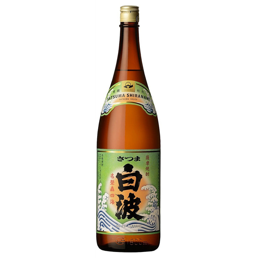 薩摩酒造 芋焼酎 さつま白波 25度 1800ml 1.8L 1本【ご注文は1ケース(6本)まで同梱可能】