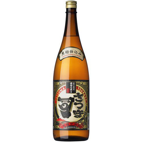 【送料無料】アサヒ 芋焼酎 さつま司 黒麹 瓶 25度 1800ml 1.8L×6本/1ケース【北海道・沖縄県・東北・四国・九州地方は必ず送料が掛かります】