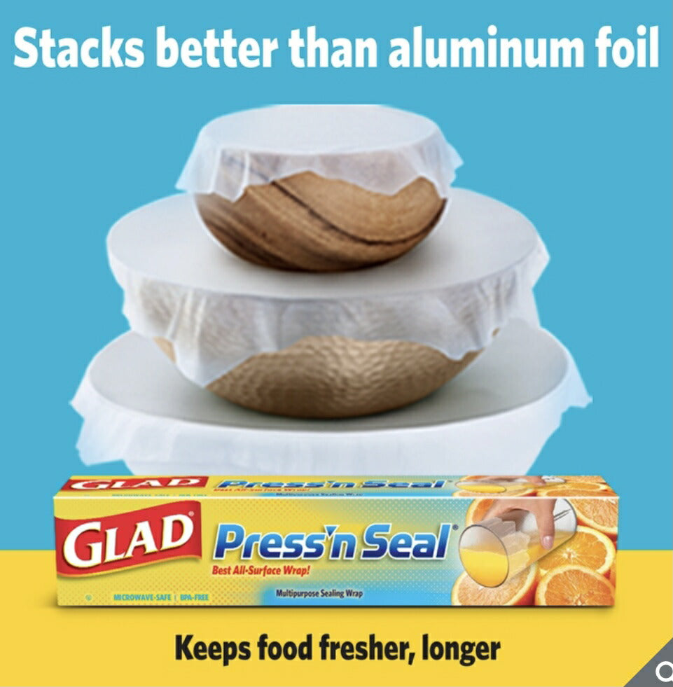 ★送料無料★ グラッド GLAD　PRESS'N SEAL　プレス　シール（プレスンシール）30cmX43.4m×3個【コストコ通販】グラッド グラット