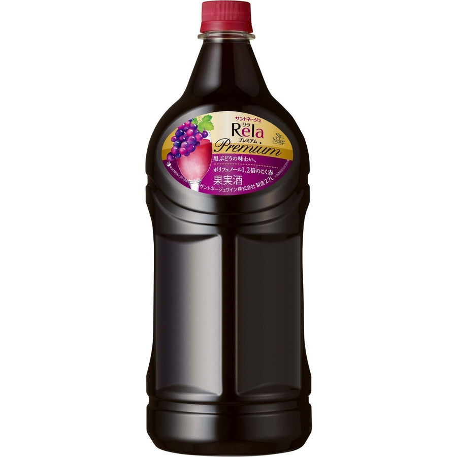 【送料無料】アサヒ サントネージュ リラ プレミアム こく赤 2700ml 2.7L×6本【北海道・沖縄県・東北・四国・九州地方は必ず送料が掛かります】