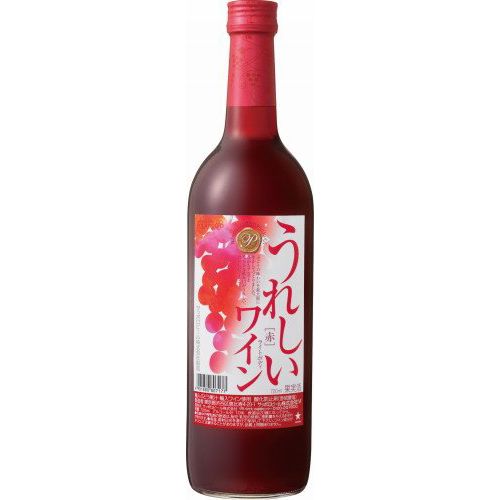 【送料無料】サッポロ うれしいワイン 赤 720ml 12本