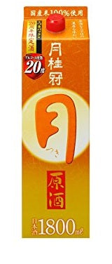 【送料無料】【ケース販売】月桂冠 つき 原酒 パック 1800ml×6本