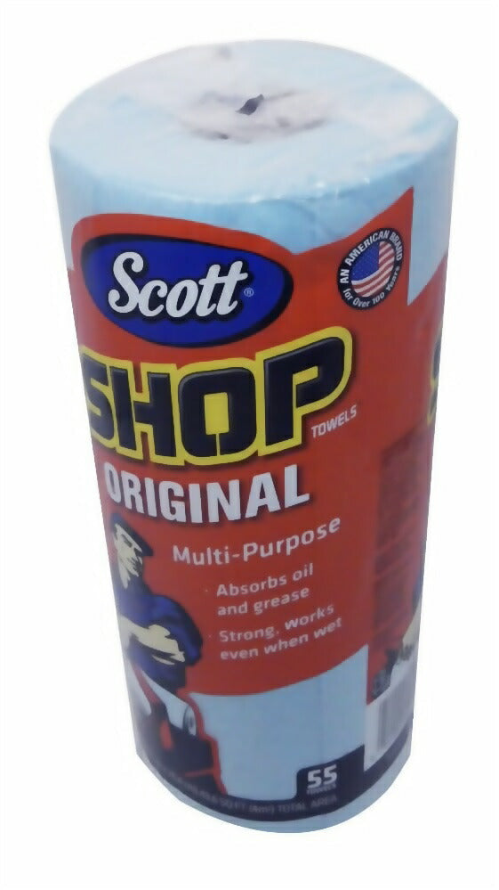 【送料無料】大容量10個セット！ スコット【Scott】カーショップタオル ショップタオル Scott SHOP TOWELS BLUE コストコ 送料無料 スコットショップタオル ウエス 紙ウエス