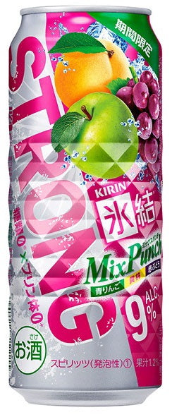 【送料無料】キリン 氷結ストロング ミックスパンチ 500ml×24本/1ケース【北海道・沖縄県・東北・四国・九州地方は必ず送料が掛かります】