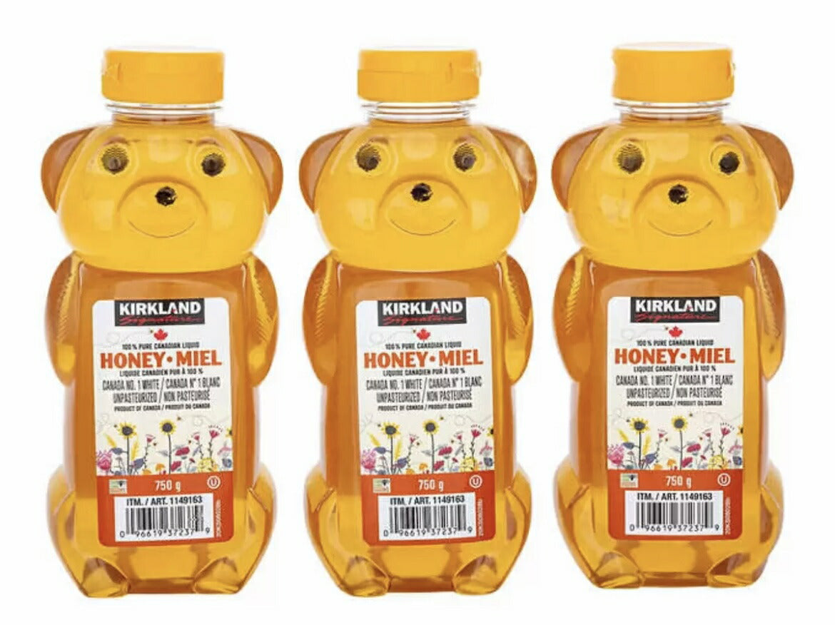 (メーカー直送品)★送料無料★ 750g×3本セット【カークランドシグネチャー】 クマさんの容器に入ったはちみつ　ハチミツ　くまさんの容器　750g x 3本　 COSTCO【コストコ通販】カークランド はちみつ＃8