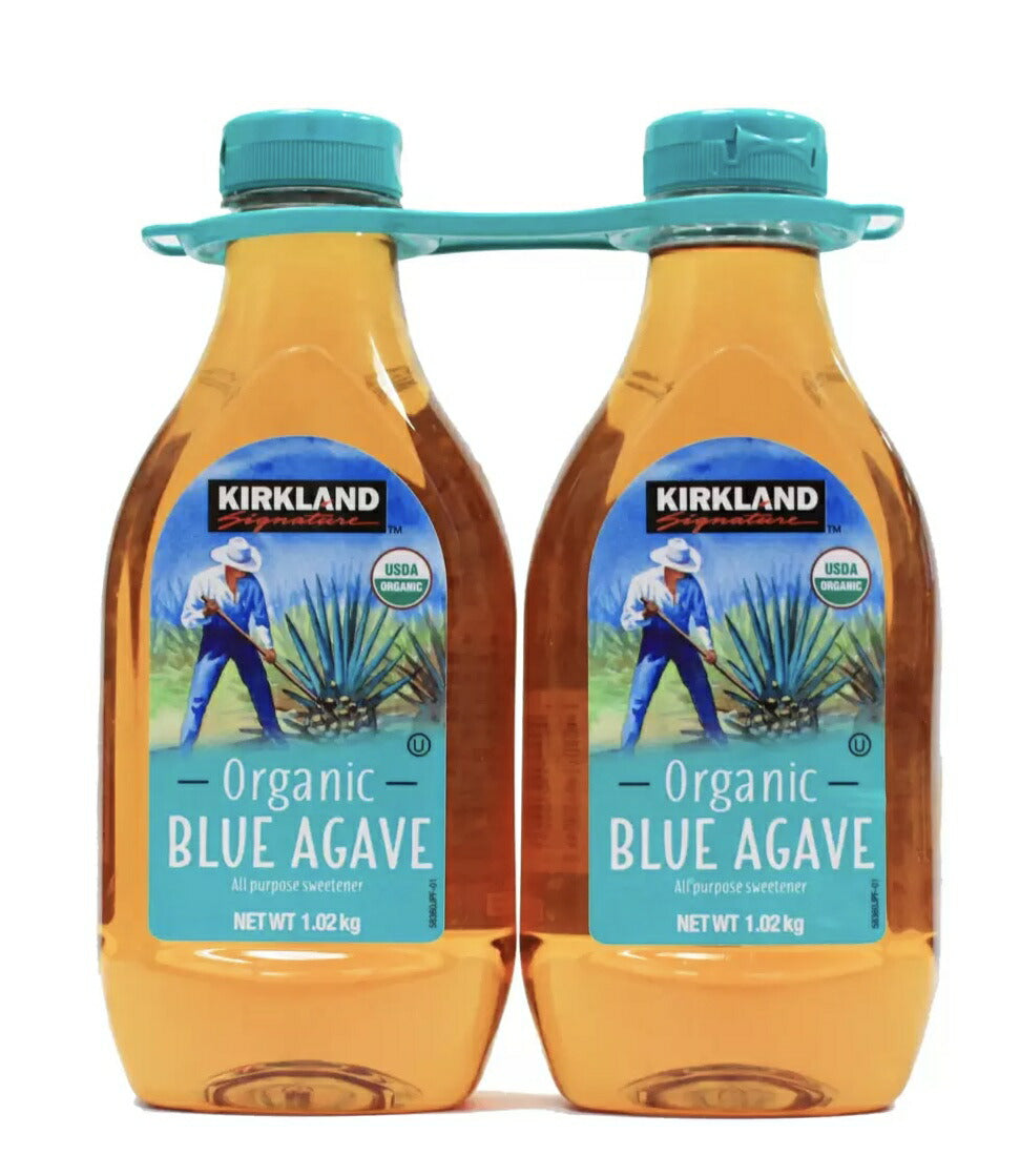 ★2本セット★オーガニック ブルーアガベ シロップ　1.02kg×2本  KIRKLAND カークランドシグネチャー　アガベ 有機 天然甘味料 アガベシロップ 低GI コストコ 通販 食品 カークランド＃8