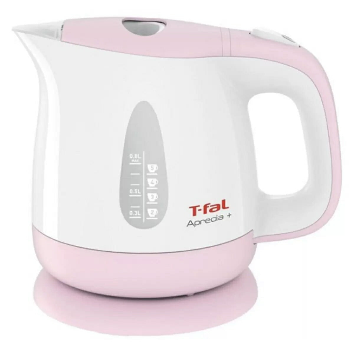 【新製品:アプレシア・プラス/0.8L】【ピンク】 T-Fal　ティファール アプレシア プラス + ＋ パイロットランプ付き 電気ポット 湯沸かしポット ポット   電気ケトル T-FL delfini up ケトル   大容量 0.8L  自動電源オフ　パイロットランプ付き【コストコ】