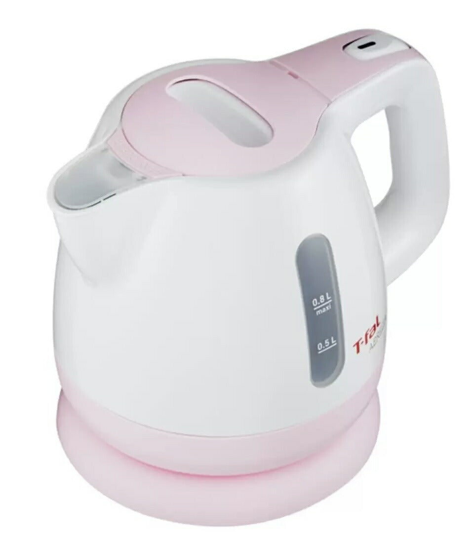 【新製品:アプレシア・プラス/0.8L】【ピンク】 T-Fal　ティファール アプレシア プラス + ＋ パイロットランプ付き 電気ポット 湯沸かしポット ポット   電気ケトル T-FL delfini up ケトル   大容量 0.8L  自動電源オフ　パイロットランプ付き【コストコ】