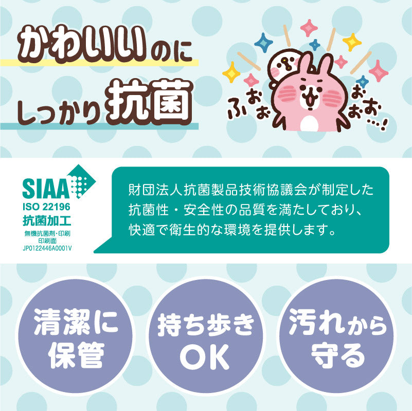 カナヘイ マスク付き 抗菌マスクケース 3個セット