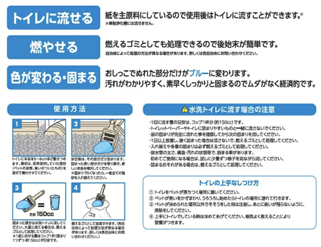 ＊3袋セット18L×3袋(54L)＊ 猫砂 紙 固まる 流せる 再生パルプ 飛び散りにくい ペレットタイプ ネコ砂 18L×3ペーパーフレッシュ PFC-18L アイリスオーヤマ おしっこシート【コストコ通販】