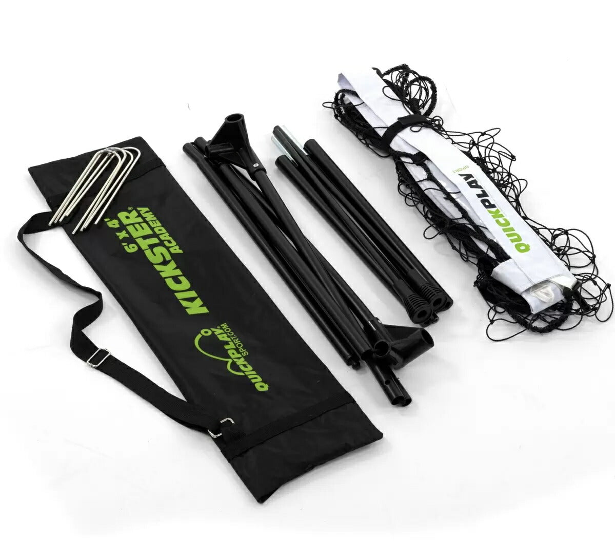 【送料無料：メーカー直送品】  クイックプレイ QUICKPLAY 組み立て式 ポータブル サッカーゴール 1.8m×1.2m 6KSR-000-02 子供 こども 折り畳み 持ち運び おもちゃ スポーツ 運動 小型 軽量 ミニ サッカー ゴール 庭 誕生日 クリスマス プレゼント コストコ
