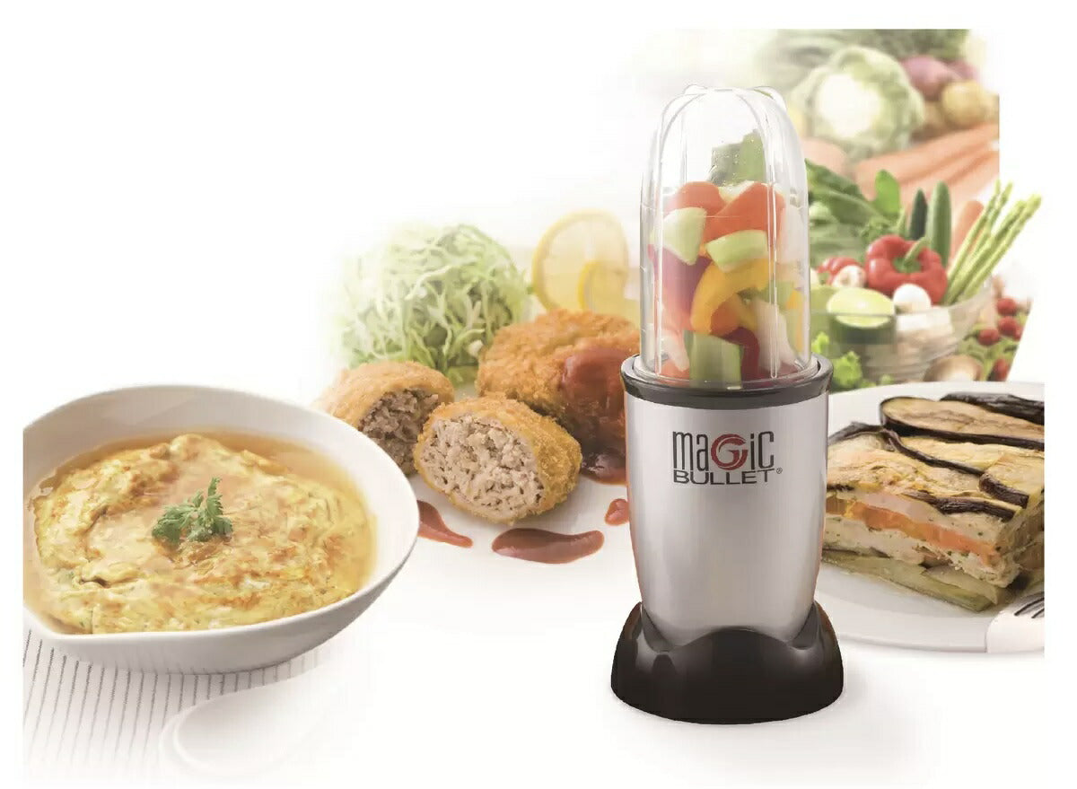 【即納品】  ★1台7役豪華21点セット★【送料無料】マジックブレットデラックスMAGIC BULLET DELUXE マジックブレッド ブレンダー 【レシピ本付】日本正規品 DLX デラックス DX ブラック コストコ