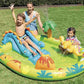 《メーカー直送品》送料無料【リトルディノ(補修パッチ付き！)】INTEX インテックス リトル ディノ プレイセンター プレイランド　1.91m x 1.52m x58cm（縦、横、高さ）ビニールプール　プール 子供用【コストコ】インデックス