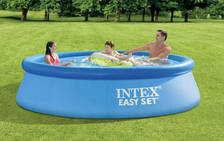 《メーカー直送品》送料無料【イージーセット/3層構造】INTEX インテックス  イージーセット プール 3.05m x 76cm ビニールプール　プール 子供用【コストコ】インデックス