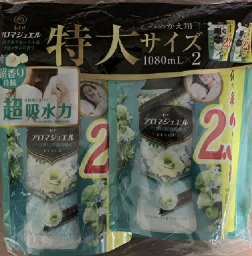 Ｐ＆Ｇ　レノア　アロマジェル　パステルフローラル&ブロッサムの香り　替特大　1080ml×2個