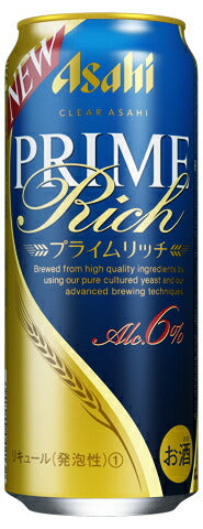 【送料無料】アサヒ クリアアサヒ プライムリッチ 500ml×24本【北海道・東北・四国・九州地方は別途送料が掛かります。】