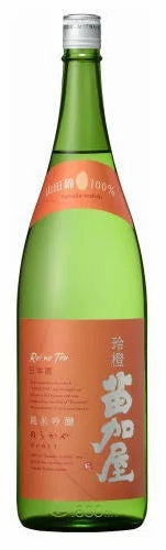 若鶴酒造 苗加屋 純米吟醸 玲橙 れいのとう 1800ml 1.8L 1本【ご注文は6本まで同梱可能】