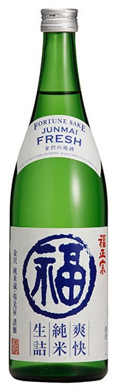 日本酒 石川県 福光屋 福正宗 爽快純米生詰丸福ラベル 720ml 1本【ご注文は12本まで1個口配送可能】
