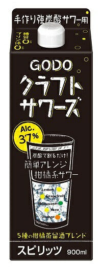 【送料無料】【2ケース販売】合同酒精 GODO クラフトサワーズ 37度 900ml×12本