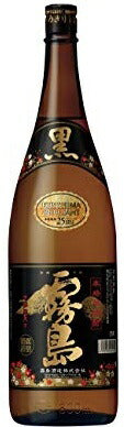 【送料無料】【ケース販売】霧島酒造 黒霧島 25度 瓶 1.8L×6本/1ケース