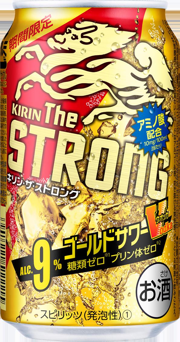【送料無料】キリン・ザ・ストロング ゴールドサワーVodka 350ml×24本 【北海道・東北・四国・九州地方は別途送料が掛かります。】