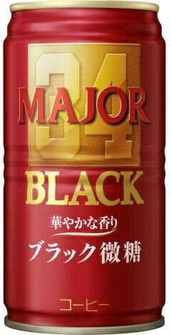 送料無料 UCC MAJOR 香りとコク ブラック微糖 缶 185ml×30本 【ご注文は3ケースまで1個口配送可能です。】
